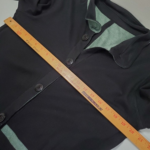 Parsley and Sage Sweater Womens Medium Reversible Button Up Cardigan Lagenlook - Picture 8 of 11